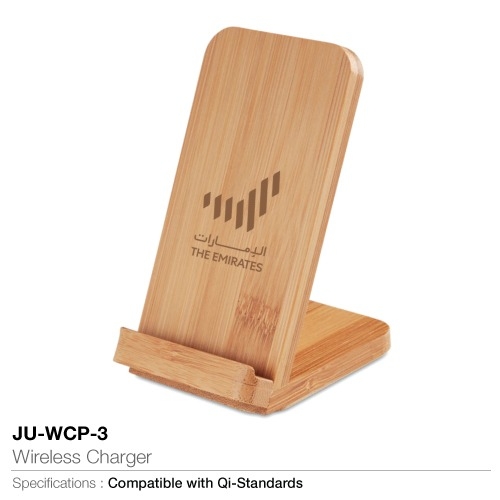 UAE Day Bamboo Wireless Charger